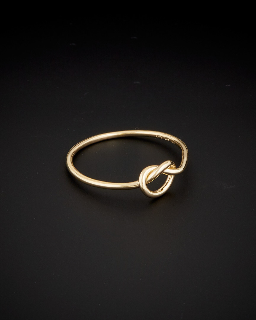 Italian Gold Love Knot Ring