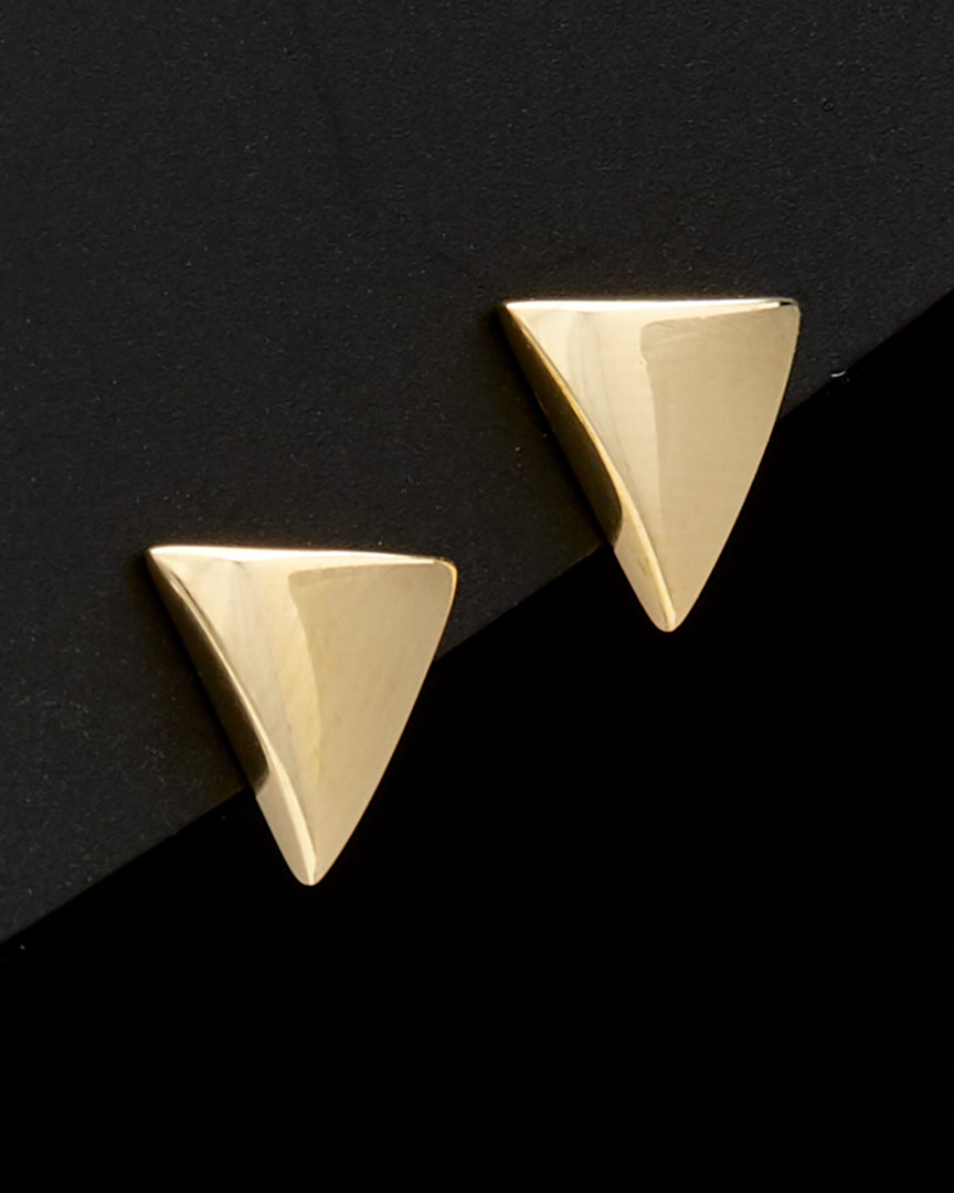 Italian Gold Triangle Studs