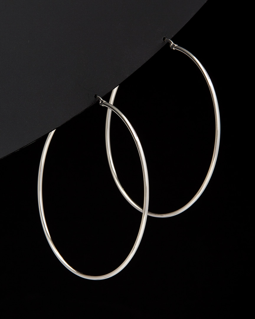 ITALIAN GOLD 14K ITALIAN GOLD POLISHED HOOPS