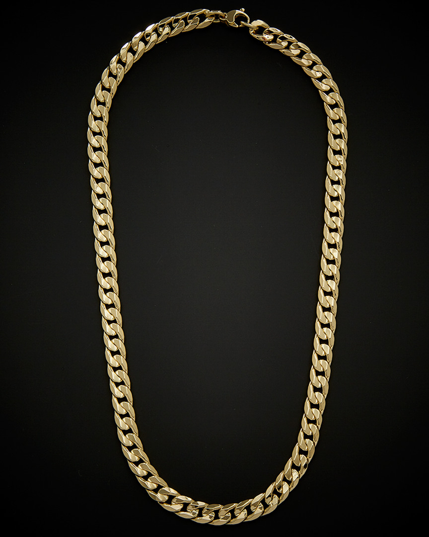 Italian Gold Cuban Curb Link Necklace