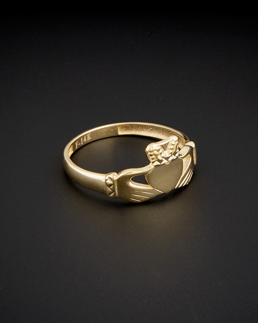 Italian Gold Claddagh Ring