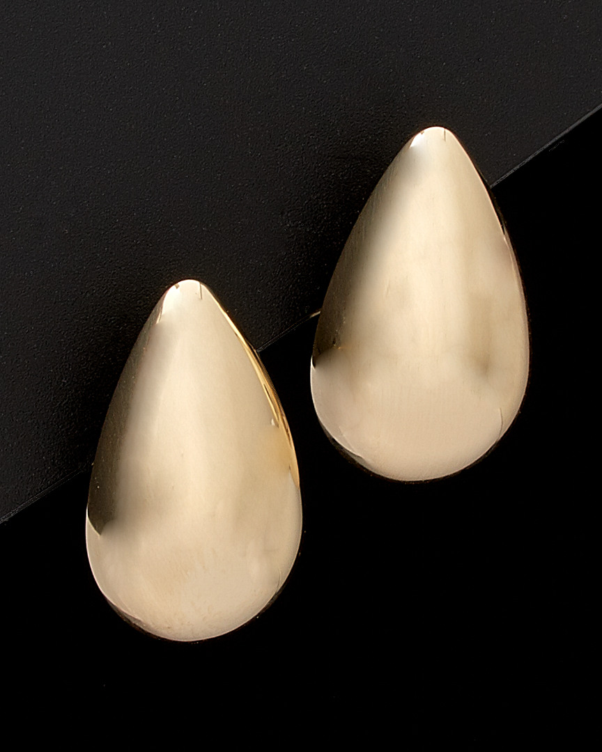 Italian Gold 14k  Teardrop Earrings