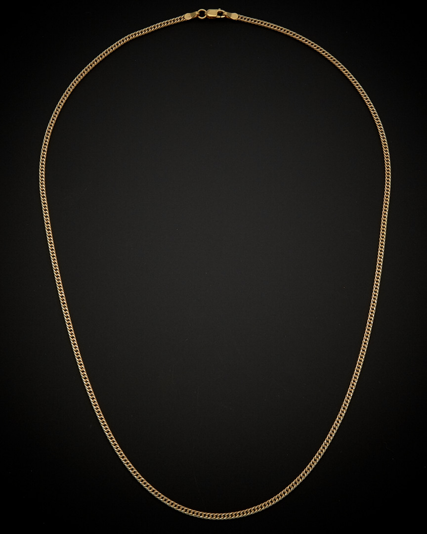 Italian Gold Two-tone Link Necklace