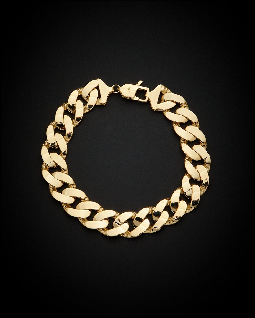Shop Italian Gold 14k  Curb Link Bracelet