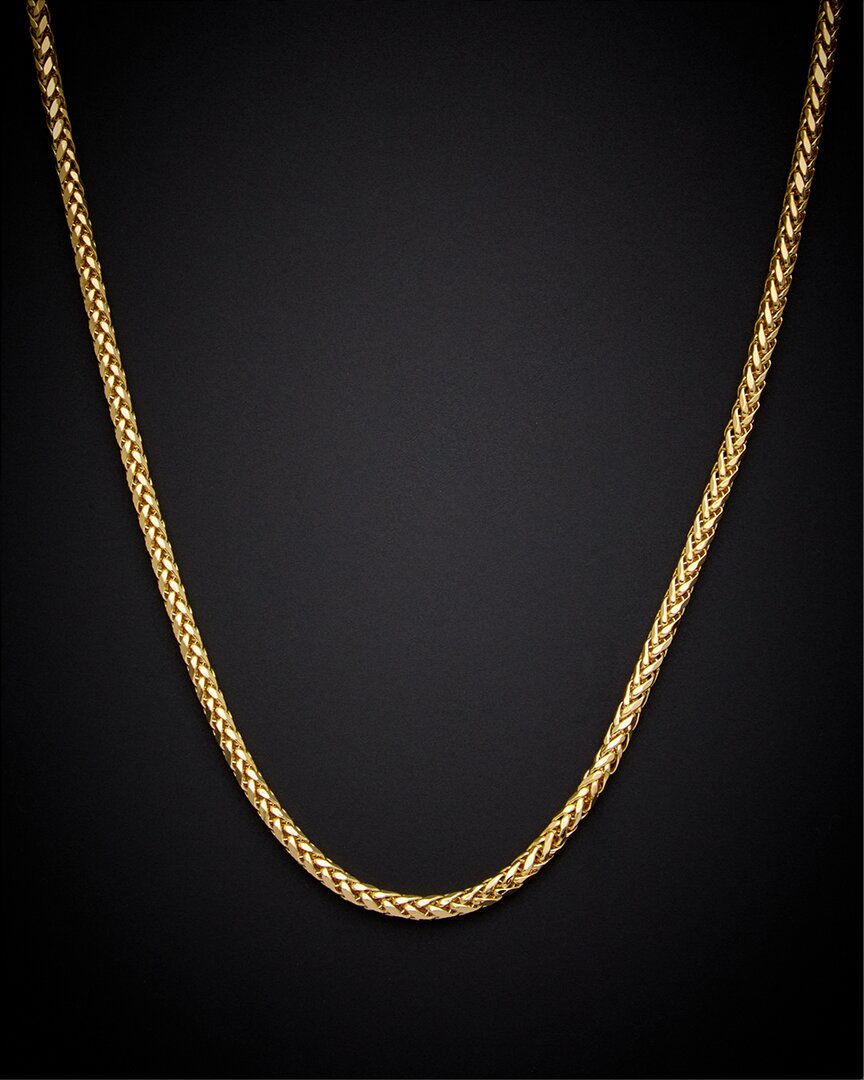 Shop Italian Gold 14k  Palm Link Necklace