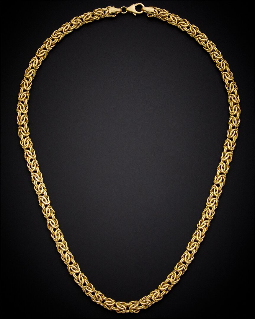 Italian Gold 14k  Byzantine Necklace