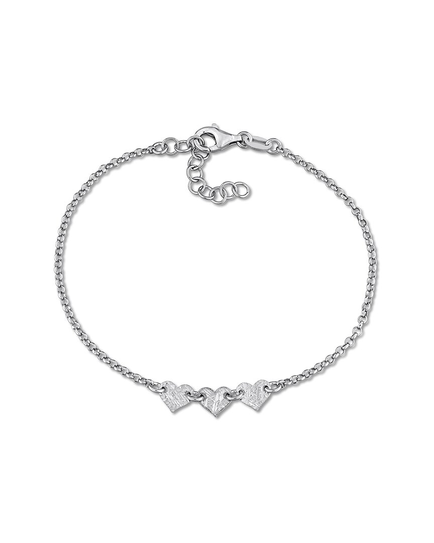 Italian Silver Rolo Chain Bracelet