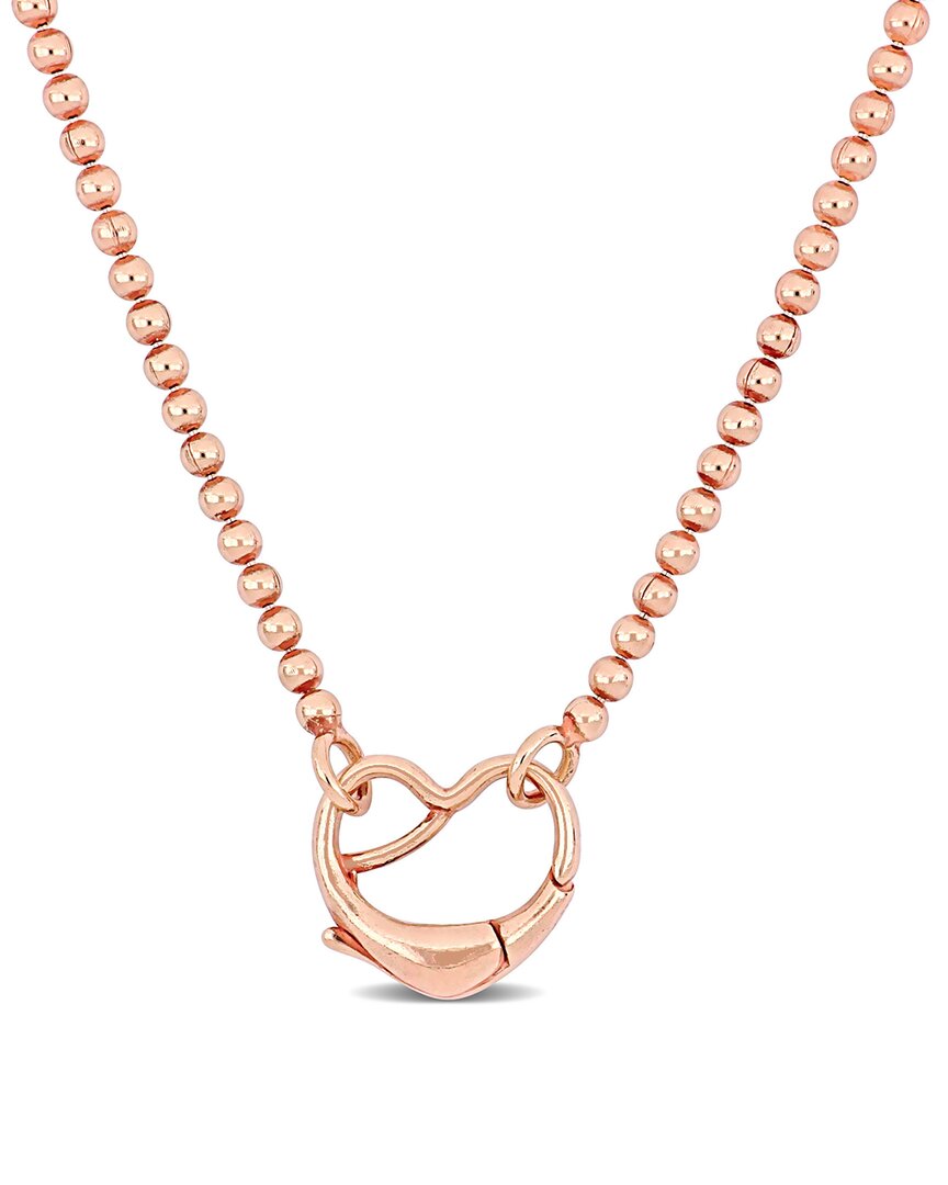 Italian Silver Ball Link Necklace