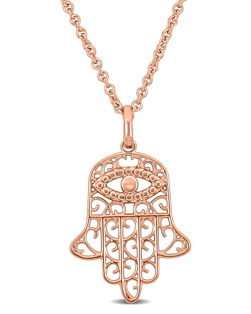 Italian Silver Hamsa Pendant