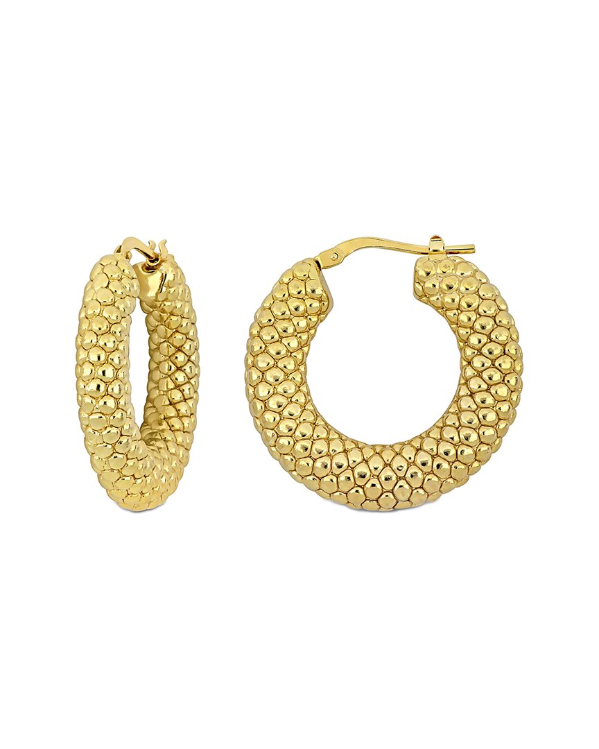 Italian Silver Hoops