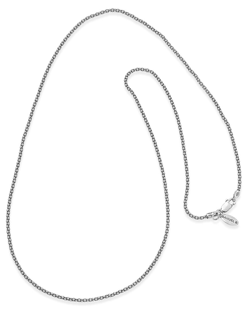 Samuel B. Sterling Silver Popcorn Chain Necklace