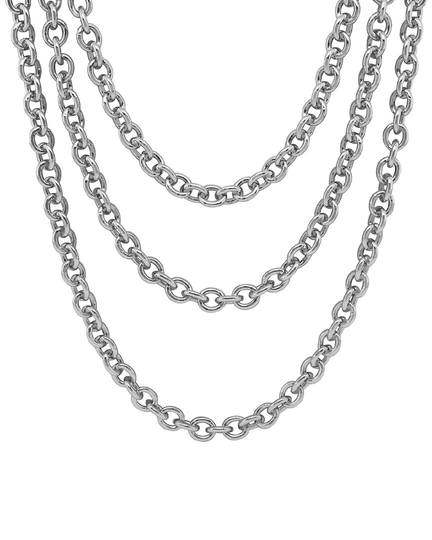 Italian Silver Cable Necklace