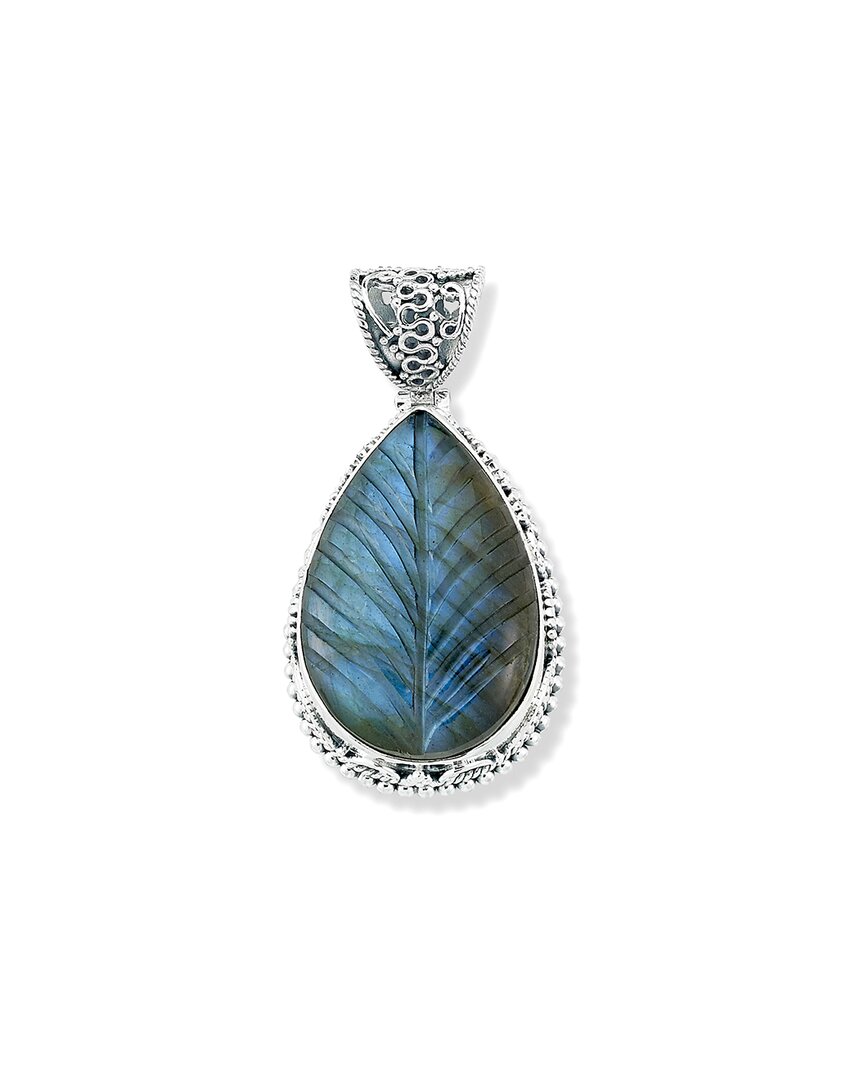 Samuel B. Silver 32.00 Ct. Tw. Labradorite Pendant
