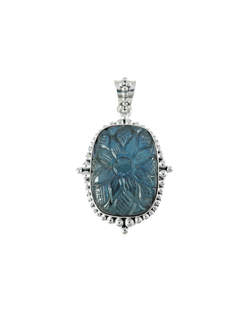Samuel B. Silver 26.20 Ct. Tw. Labradorite Pendant