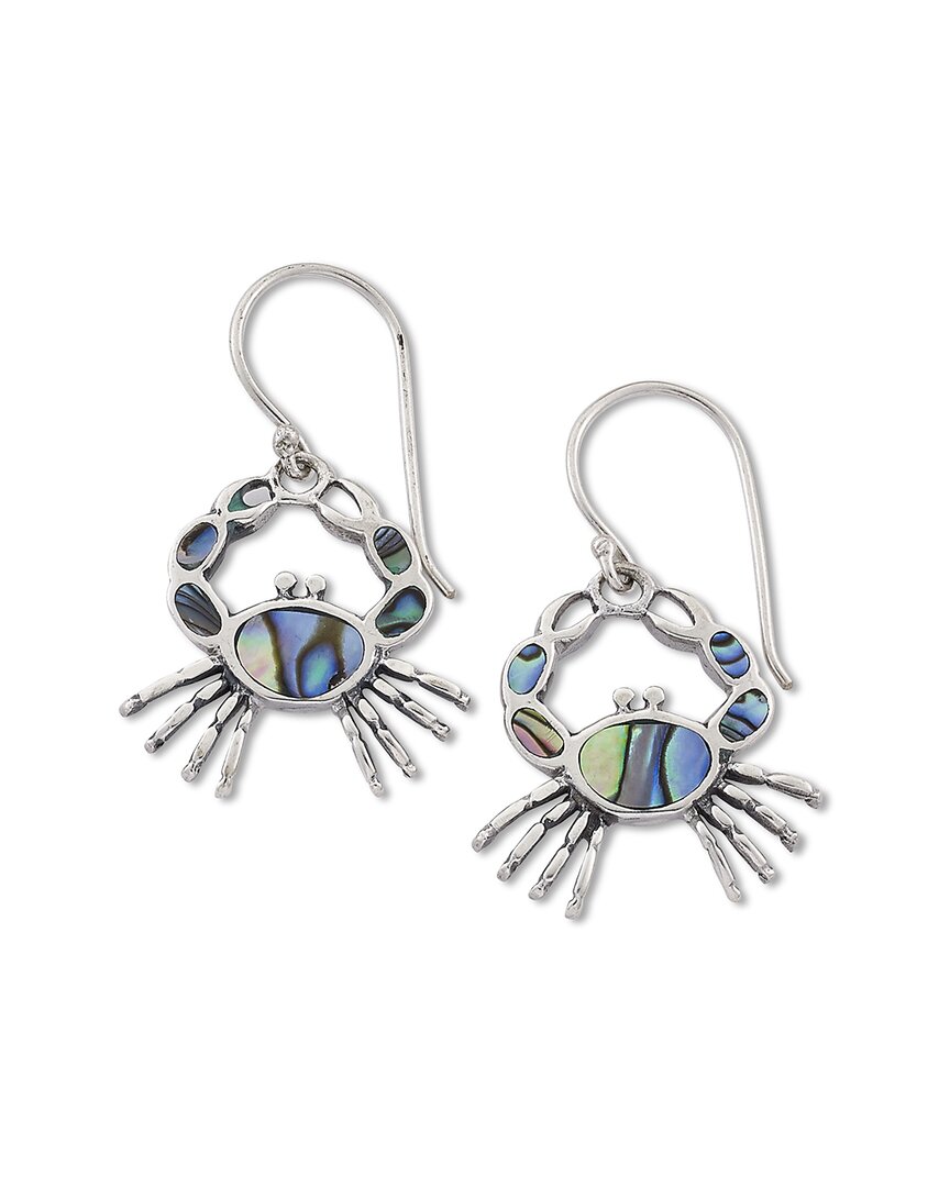 Samuel B. Silver Abalone Earrings In Metallic