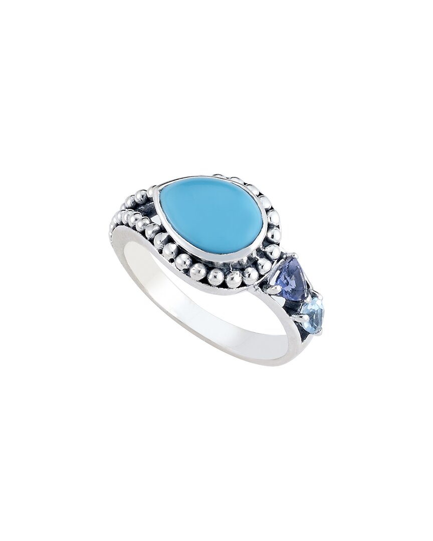 Samuel B. Silver 1.98 Ct. Tw. Gemstone Ring In Metallic