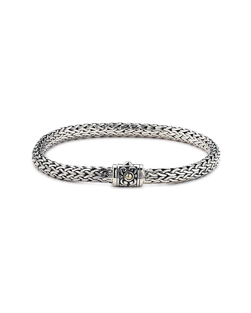 Samuel B. Silver & 18k Bracelet In Metallic