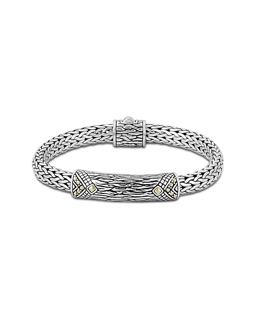 Samuel B. Silver & 18k Bracelet In Metallic