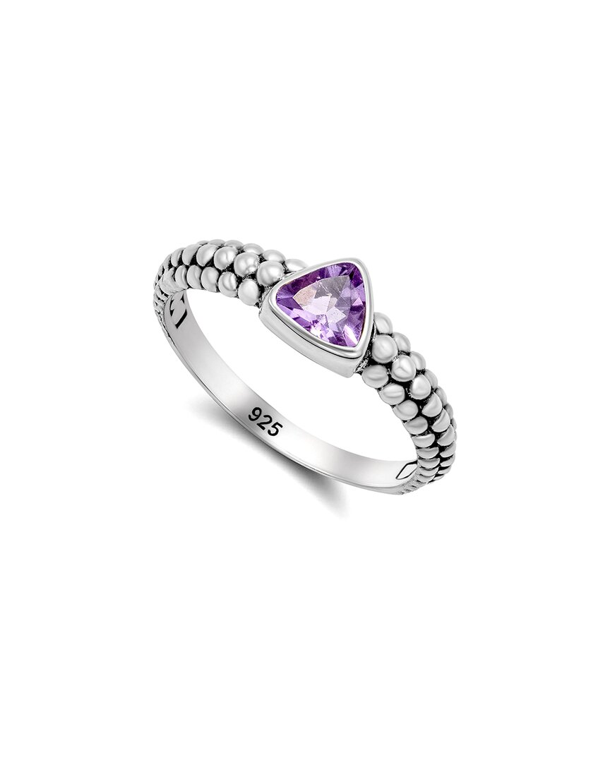 Shop Samuel B. Silver 1.50 Ct. Tw. Amethyst Ring