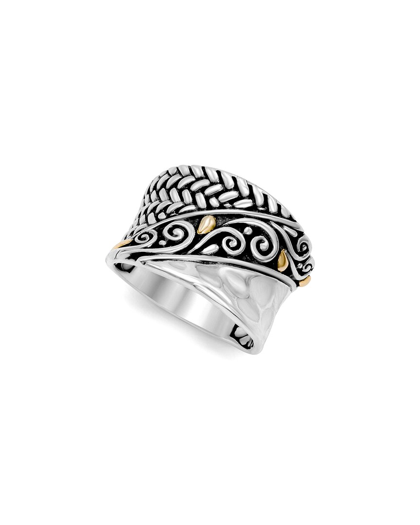 Samuel B. Silver & 18k Ring