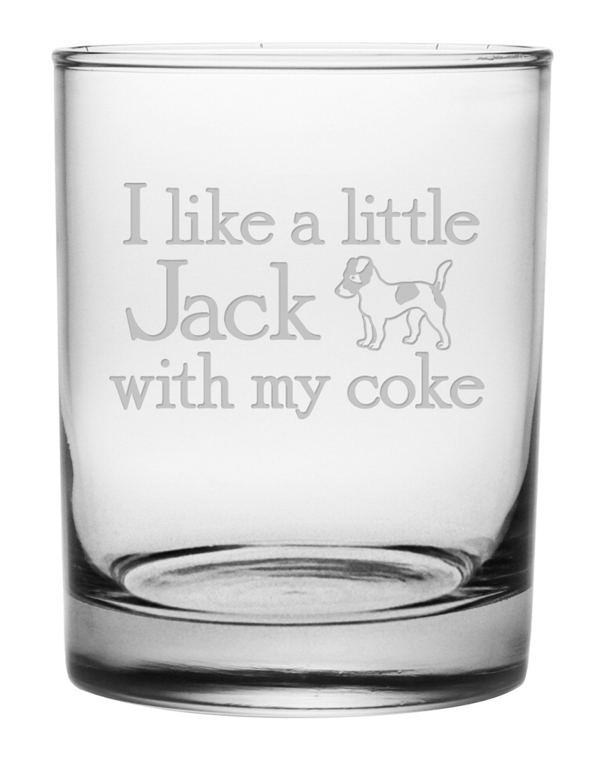 Susquehanna Glass Set Of 4 A Little Jack Rocks Glass