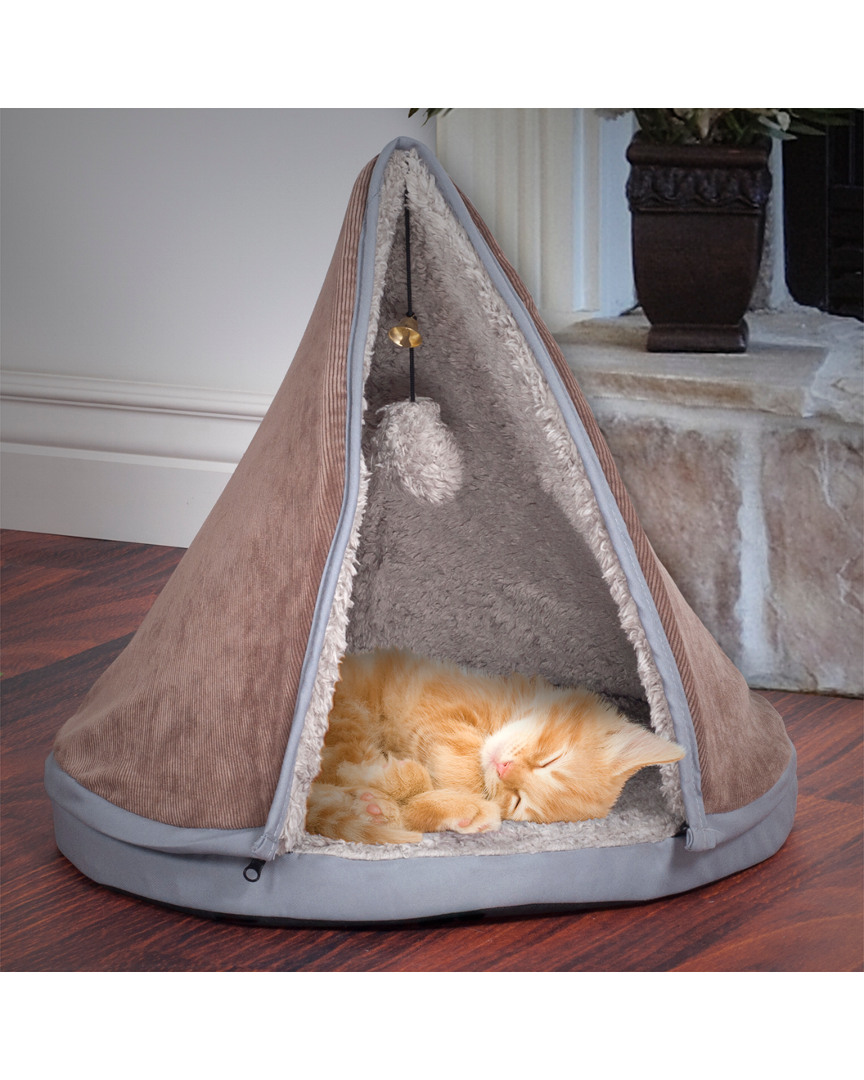 Petmaker Sleep & Play Cat Bed With Removable Teepee Top