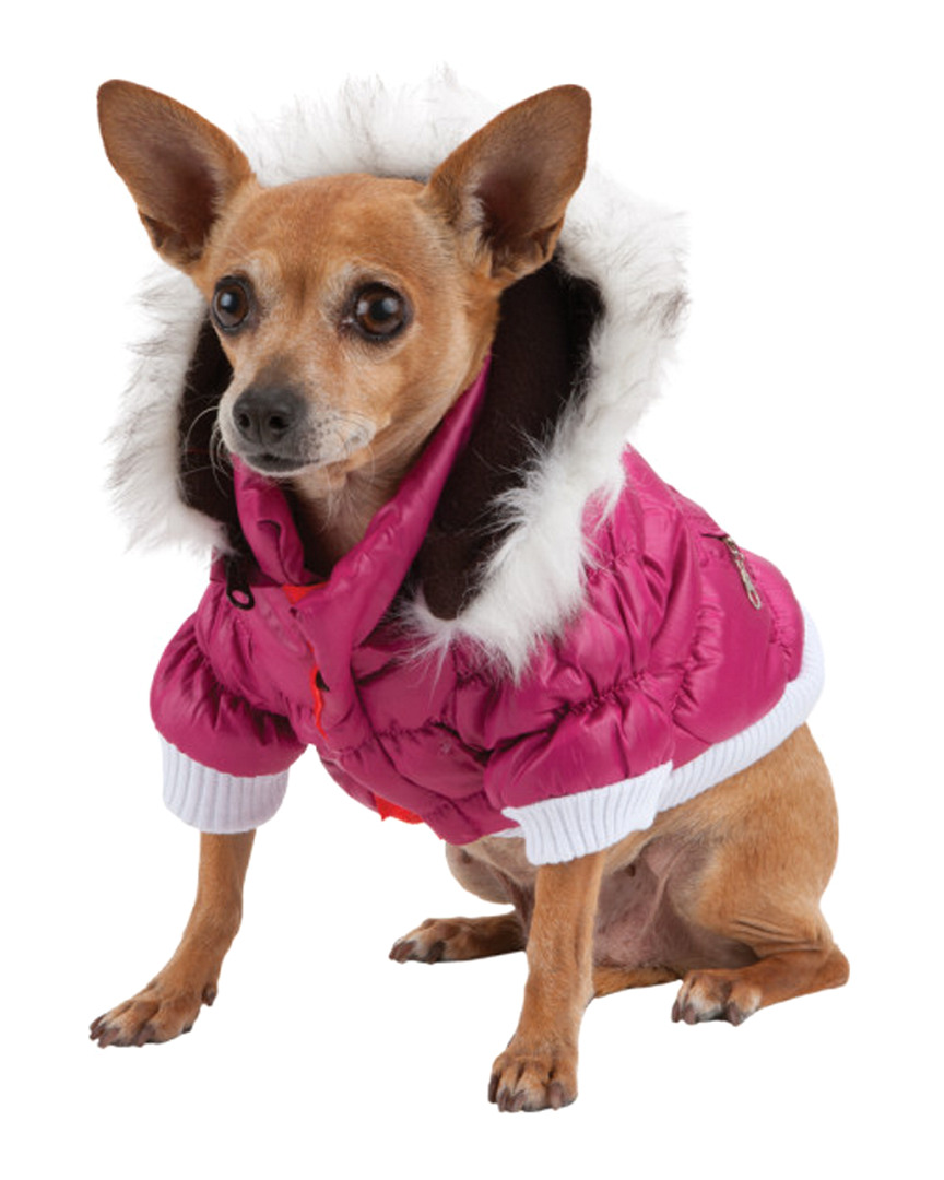 Shop Pet Life Metallic Fashion Pet Parka Coat