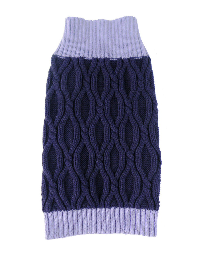 Pet Life Oval Weaved Heavy Knitted Fashion Designe