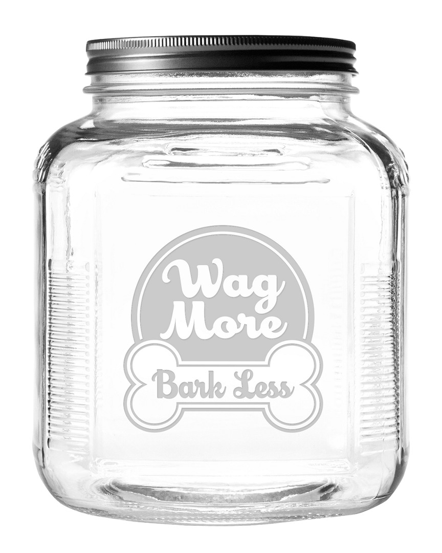 Susquehanna Glass Wag More Bark Less Gallon Treat Jar
