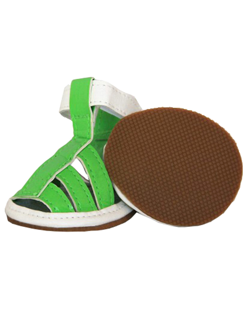 Shop Pet Life Set Of 7 Buckle Supportive Pvc Waterproof Pet Sandals Shoes