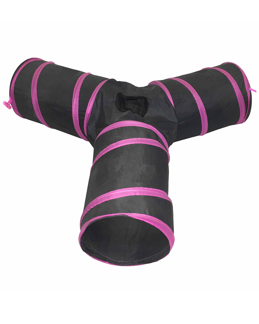 Pet Life 3 Way Kitting Go Seek Interactive Collapsible Tunnel
