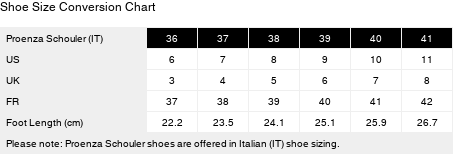 Женские босоножки на плоской подошве из кожи со змеиным тиснением Proenza Schouler 97590₽